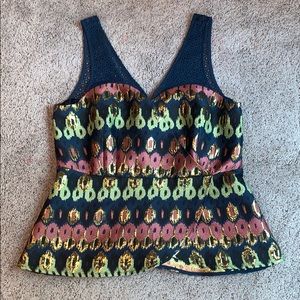 🦩🚨HD @ Anthropologie Peplum Tank🚨🦩